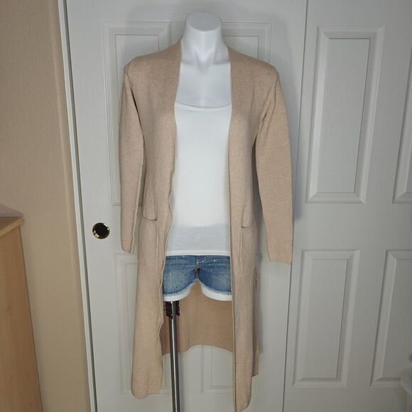 Ruby Moon open front long cardigan with pockets sz XS - Picture 2 of 10